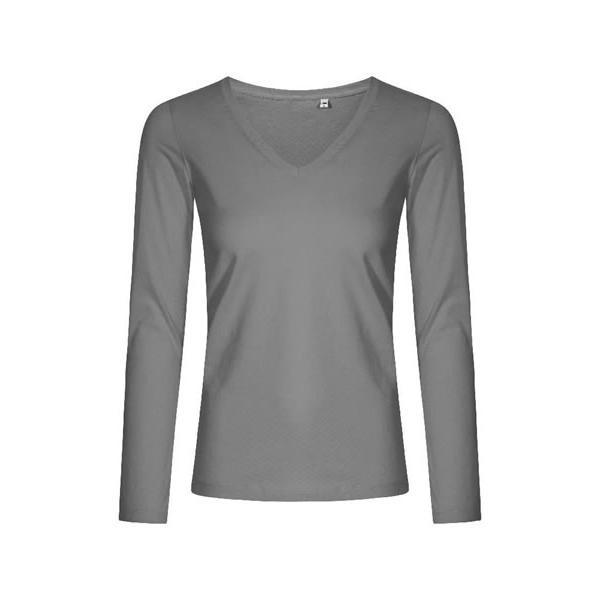 Women´s V-Neck T-Shirt Longsleeve